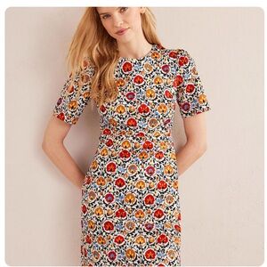 Boden Floral Patterned mini Dress